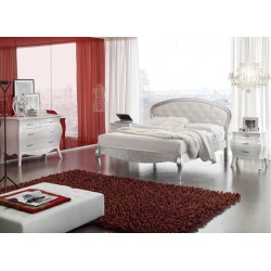 LETTO ARGENTO BIANCO